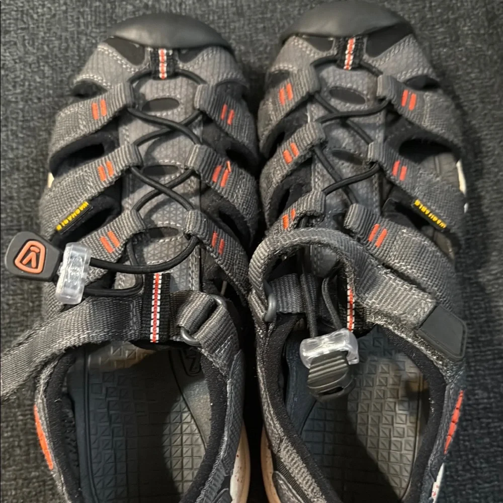 Keen Kids Black and Red Outdoor Sandals